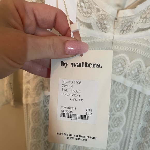 Long sleeve backless white/ivory jumpsuit (4) - Picture 10 of 16